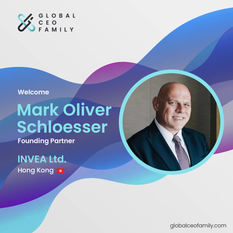 GCF New Member Mark Oliver Schloesser from INVEA Ltd.