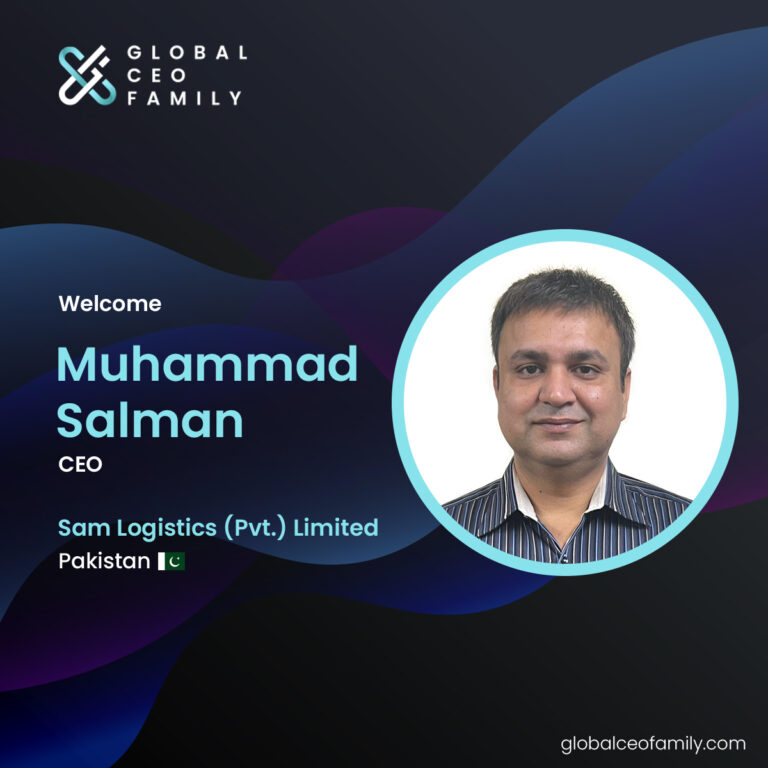 Mr. Muhammad Salman from Sam Logistics (Pvt.) Limited