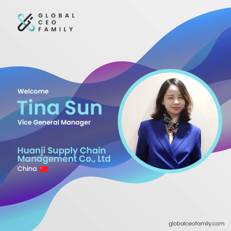 Tina Sun from Huanji Supply Chain Management Co., Ltd