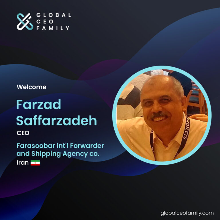 GCF's new member Farzad Saffarzadeh